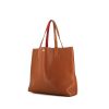 Hermes Double Sens shopping bag in gold and red bicolor leather - 00pp thumbnail