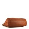 Shopping bag Hermes Double Sens in pelle bicolore gold e rossa - Detail D4 thumbnail