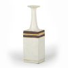 Bruno Gambone, vase bottle, in enamelled and engraved stoneware, signed, from the 1980's - 00pp thumbnail