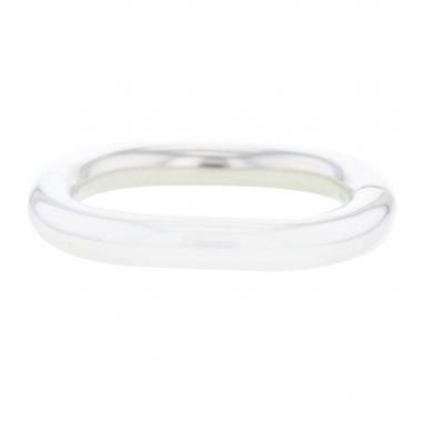 Rigid Hermès Eclipse bangle in silver