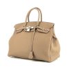 Bolso de mano Hermès  Birkin 35 cm en cuero togo marrón etoupe - 00pp thumbnail