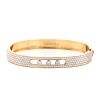 Messika Move Joaillerie bracelet in pink gold and diamonds - 00pp thumbnail
