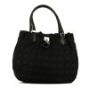 Dior shopping bag in black canvas cannage - 360 thumbnail