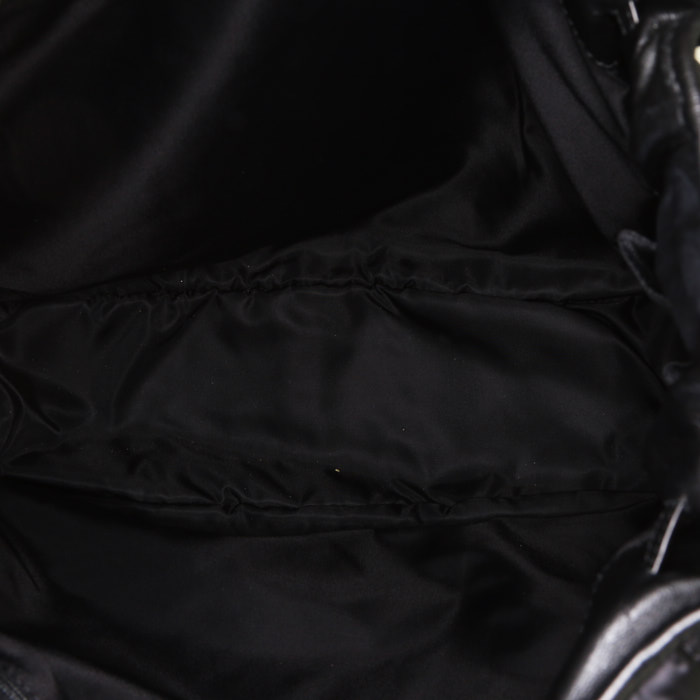 Bolso Cabás Dior en lona cannage negra - Detail D2