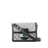 Louis Vuitton Dauphine shoulder bag in black, blue and white monogram canvas and black grained leather - 360 thumbnail