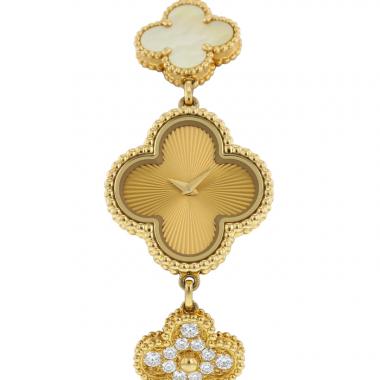 Van Cleef & Arpels Alhambra watch in yellow gold Ref:  HH102802 Circa  2000