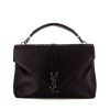 Saint Laurent College handbag in black python - 360 thumbnail