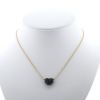Pomellato Sabbia necklace in yellow gold, silver and garnets - 360 thumbnail