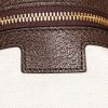 Borsa Gucci   in tela siglata beige e pelle marrone - Detail D4 thumbnail