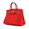 Hermes Birkin 35 cm handbag in red epsom leather - 00pp thumbnail