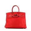 Hermes Birkin 35 cm handbag in red epsom leather - 360 thumbnail