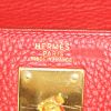 Bolso de mano Hermès  Kelly 32 cm en cuero togo rojo - Detail D4 thumbnail