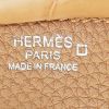 Bolso de mano Hermes Birkin 30 cm en cuero togo color oro y cocodrilo color oro - Detail D4 thumbnail