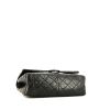 Chanel  Chanel 2.55 handbag  in black quilted leather - Detail D5 thumbnail