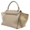 Celine  Trapeze medium model  handbag  in beige leather  and beige suede - Detail D5 thumbnail