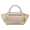 Celine  Trapeze medium model  handbag  in beige leather  and beige suede - Detail D7 thumbnail