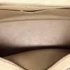 Celine  Trapeze medium model  handbag  in beige leather  and beige suede - Detail D8 thumbnail