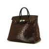 Hermès  Haut à Courroies handbag  in brown alligator - 00pp thumbnail