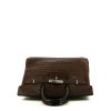 Hermès  Haut à Courroies handbag  in brown alligator - 360 Front thumbnail