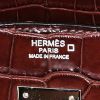 Bolso de mano Hermès  Haut à Courroies en aligátor marrón - Detail D3 thumbnail