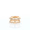 Repossi Berbère ring in pink gold and diamonds - 360 thumbnail