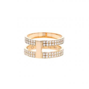 Bague Repossi Berbère en or rose et diamants