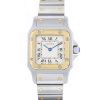 Cartier Santos Galbée watch in gold and stainless steel Ref:  1057 Circa  1990 - 00pp thumbnail