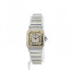 Reloj Cartier Santos Galbée de oro y acero Ref :  1057 Circa  1990 - 360 thumbnail
