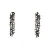 H. Stern Ancient America earrings for non pierced ears in grey gold and diamonds - 360 thumbnail
