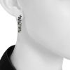 H. Stern Ancient America earrings for non pierced ears in grey gold and diamonds - Detail D1 thumbnail