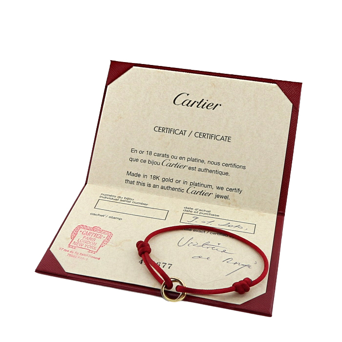 Brazalete Cartier Trinity en 3 oros - Detail D2