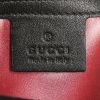 Gucci  GG Marmont shoulder bag  in black velvet - Detail D4 thumbnail