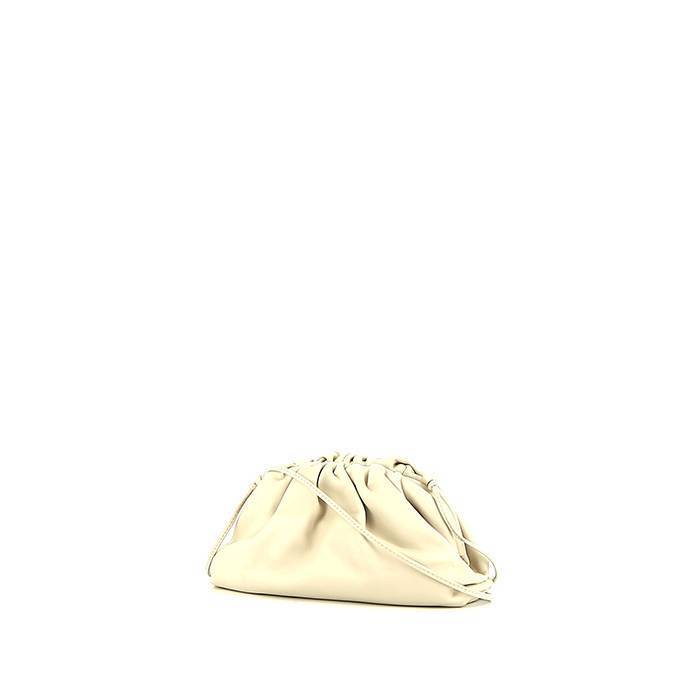 Bottega Veneta Pouch Shoulder Bag in White Leather