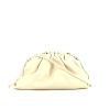 Bottega Veneta  Pouch shoulder bag  in white leather - 360 thumbnail