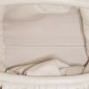 Bottega Veneta  Pouch shoulder bag  in white leather - Detail D3 thumbnail