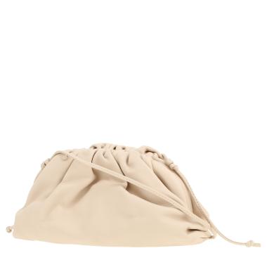 Borsa a tracolla Bottega Veneta  Pouch in pelle bianca