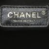 Bolso 24 horas Chanel Deauville en lona negra y cuero negro - Detail D3 thumbnail