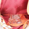 Borsa a tracolla Hermès  Silk City in seta arancione e pelle Barenia - Detail D2 thumbnail
