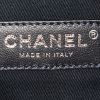 Chanel  Deauville shopping bag  in white canvas  and navy blue leather - Detail D3 thumbnail