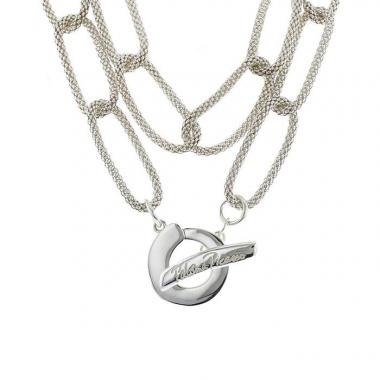 Sautoir Tiffany 
Co en argent