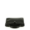 Bolso de mano Hermès  Kelly So Black en cuero box negro - 360 Front thumbnail