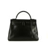 Hermès  Kelly So Black handbag  in black box leather - 360 thumbnail