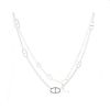 Hermès Farandole long necklace in silver - 360 thumbnail