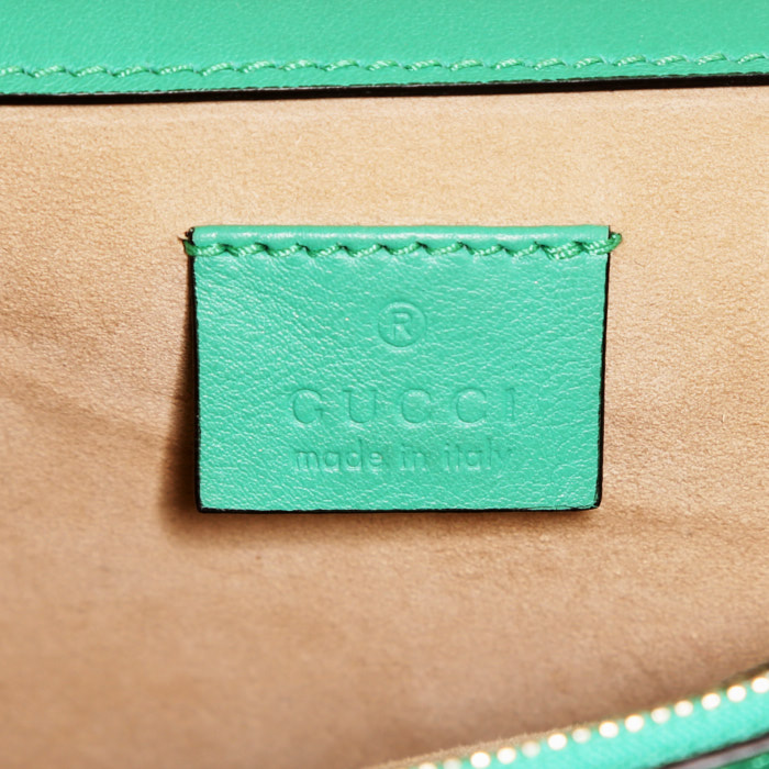 Sac à main Gucci Dionysus en python vert - Detail D4