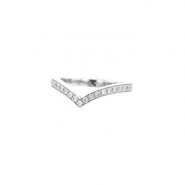 Sortija Chaumet Joséphine Aigrette en oro blanco y diamantes
