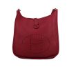 Hermès  Evelyne III shoulder bag  in red togo leather - 360 thumbnail