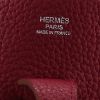 Borsa a tracolla Hermès  Evelyne III in pelle togo rossa - Detail D2 thumbnail