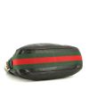 Bolso de mano Gucci en lona bicolor verde y roja y cuero negro - Detail D4 thumbnail