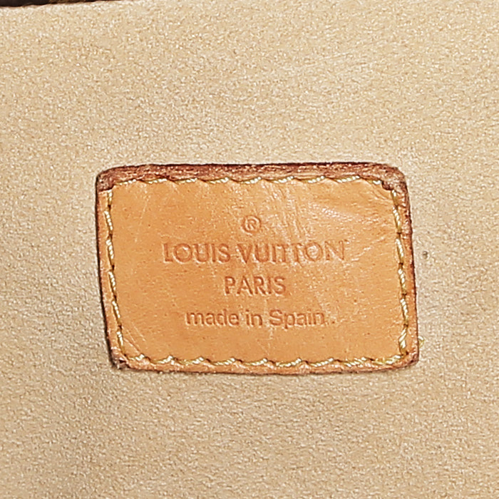Louis Vuitton Artsy handbag in brown monogram canvas and natural leather - Detail D3