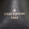 Louis Vuitton Surène shoulder bag in brown monogram canvas and black leather - Detail D4 thumbnail